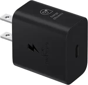 Samsung 25w Wall Charger Power Adapter, Cable Not Included, Super Fast Charging, Compact Design, Energy Efficient, Compatible With Galaxy And Usb Type C Devices, Black