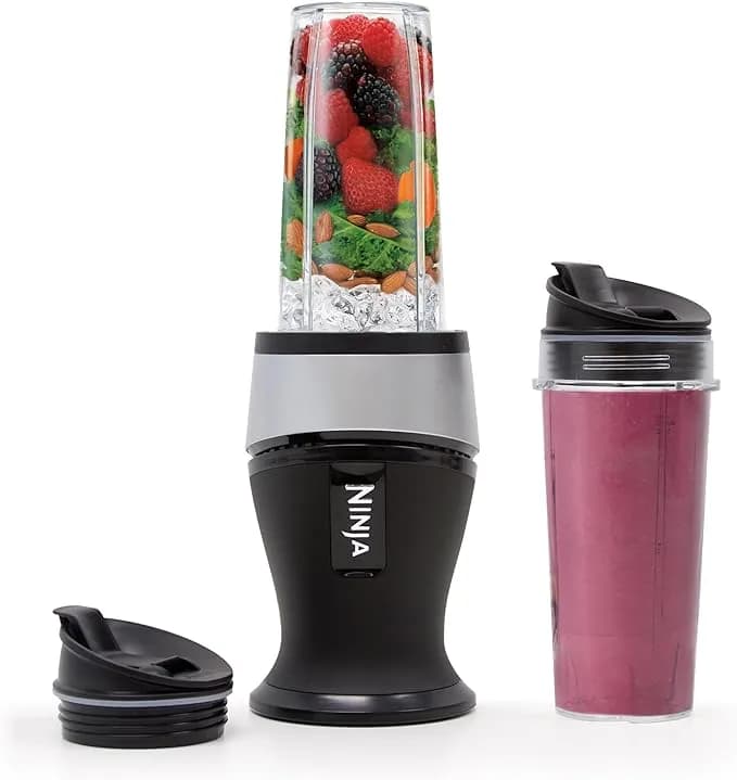 Ninja Fit Compact Personal Blender, 700w, (2) 16oz Cups, qb3001ss