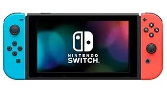 Nintendo Switch With Neon Blue And Red Joy-Con (Renewed) - Handheld, Tabletop And Tv Play Modes