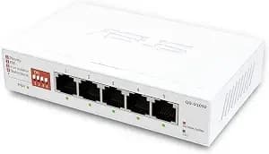 Asus Qg-u1050, 5-Port 2.5g Unmanaged Switch, Support 4 Intelligent Modes, Home Network Hub, Office Ethernet Splitter, Plug And Play, Easy Setup, Desktop, Silent Operation, Taa Compliant