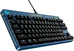 Logitech G Pro Mechanical Gaming Keyboard - Ultra-Portable Tenkeyless Design, Detachable Usb Cable, Lightsync Rgb Backlit Keys, Official League Of Legends Edition - Ultra-Portable Tenkeyless Design, Detachable Usb Cable, Lightsync Rgb Backlit Keys, Offici