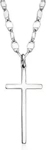 Ross-Simons Italian Sterling Silver Cross Necklace