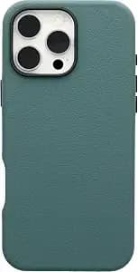 Otterbox Iphone 16 Pro Max - Cactus Leather Magsafe Case - Sagebrush - Cactus Based Leather - Felt Lining - Slim - Raised Edges - Metal Buttons - 3x Mil Drop Protection - Non-Retail Packaging