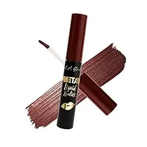 L.A. Girl Metal Liquid Lipstick, Bronzed gml860