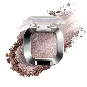 Copper Glitter Single Eyeshadow Palette, Sparkling Red-Orange Shimmer Pressed Powder For Autumn Makeup, High Coverage Smudge-Proof Formula, Perfect For Theater, Artistic Looks #06