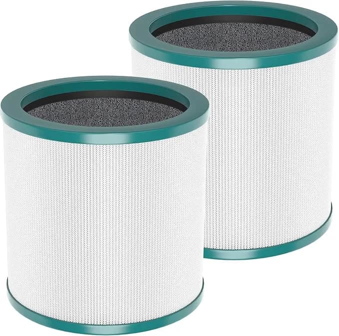 2 Pack tp01 Filter Replacement For Dyson Tower Purifier Pure Cool Link - Fits tp01, tp02, tp03, am11 & bp01 Models, Hepa Air Filter, Compare To Part 968126-03