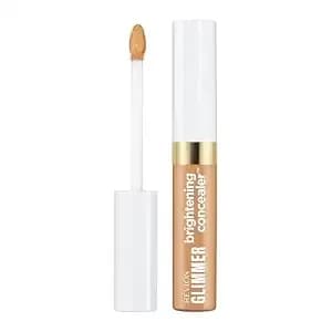 Revlon Glimmer Brightening Concealer, Under Eye Makeup, 145, 0.3 Fl Oz - Light To Buildable Coverage. Includes Caffeine, Vitamin C & Stevioside. Moisturizing & Refreshing. Dermatologist Tested.