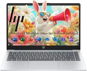 Hp Laptop 2026 Student Business, Copilot Ai, Office 365, 128gb Ssd, Amd Cpu - Windows 11 Home S, Led Display, Wifi 6 & Bluetooth, Fhd Camera, Longtime Battery Life, Portable Size & Lightweight