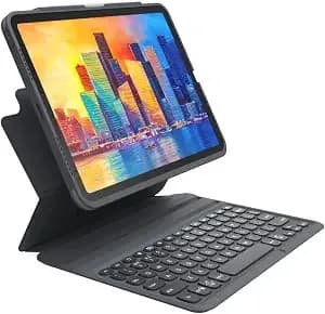 Zagg Pro Keys Detachable Case And Wireless Keyboard For Apple Ipad 11" (a16)/ 10.9 10th Gen, Multi-Device Bluetooth Pairing, Backlit Keyboard, Apple Pencil Holder, 6.6ft Drop Protection, Lightweight