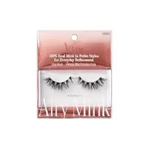 I•Envy Airy Mink False Eyelashes, 100% Real Mink Fake Eye Lash, Lightweight Superfine Clear Band For Natural Look, Classic Styles, Easy Apply & Comfort (Pink Blossom)