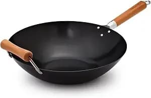 Sur La Table Professional Nonstick Wok, Black