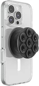 Popsockets Phone Grip For Magsafe, Magnetic Holder, Phone Stand, Suck-Up - Translucent Black