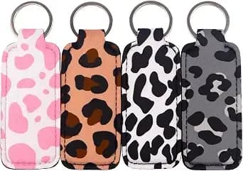 Lip Balm Holder Keychain, Cute Portable Key Chain Accessories For Lip Balm, Lip Gloss Or Lipstick