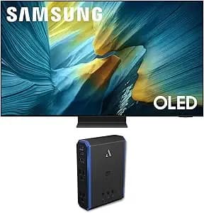 Samsung 65-Inch Class Oled s95f 4k Glare Free Smart Tv nq4 Ai gen3 Processor, Oled Hdr Pro, Motion Xcelerator 164hz, Dolby Atmos Bundle With An Austere 5s-ps4-us1 4-Outlet Power (2025)