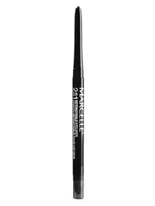 Marcelle 2-In-1 Retractable Eyeliner, Black, Waterproof, Easy-To-Smudge, Smokey Eye, Long-Lasting 12h, Fragrance-Free, Hypoallergenic, Cruelty-Free, 0.31 G