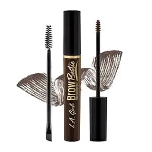 L.A. Girl Brow Bestie Gel With Dual-Ended, Dark Brown gbg384