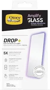 Otterbox - Amplify Glass Blue Light Screen Protector For With Iphone 13 Pro Max & 14 Plus, Tempered Glass Protection Against Drops & Scratches, Fingerprint Resistant