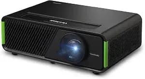 Viewsonic x1-4k Pro Echter 4k Hdr Led Beamer Mit Google Tv, 2500 Ansi Lumen, 240 Hz, 4.2 Ms EingabeverzöGerung, Auto Keystone, 60000 Stunden Lebensdauer, FüR Heimkino & Gaming