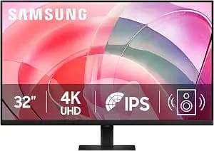 Samsung 32" Viewfinity s7 (s70d) 4k Uhd Ips hdr10 High Resolution Monitor With Speakers, Dp Port, Tuv-Certified, 2025, ls32d708ebnxgo