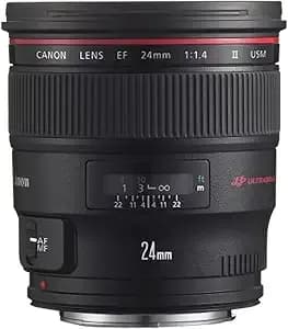 Canon Ef 24mm F/1.4l Ii Usm Wide Angle Lens - Fixed - 2750b002 , Black