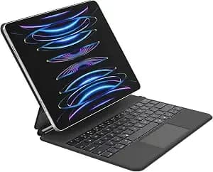 Belkin Magnetic Keyboard Folio Case Ipad Pro 12.9 & Air 13 In - Protective Case, Magnetic Attachment, Backlit Keys, Tablet Keyboard, Office, Travel Accessory