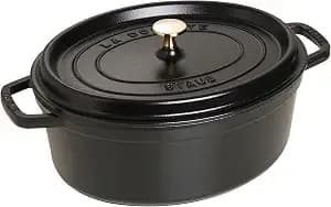 Staub 40509-322-0 Cocotte Oval 33cm Black