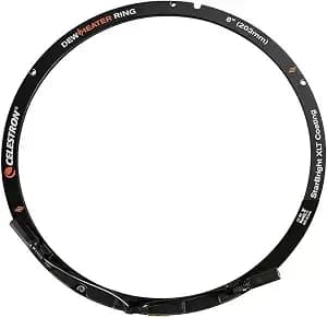 Celestron 8” Schmidt, Edgehd, Rasa Aluminum Dew Heater Ring - Keep Your Telescope Free From Dew, Efficient Dew Prevention With Direct Heat To Schmidt Corrector, Integrated Temp Sensor