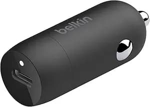 Belkin Boost↑Charge™ 30w Compact Fast Car Charger W/Usb-C Power Delivery Port For Iphone 16, 16 Pro, 15, 15 Pro, Galaxy s25, s24, Note, Pixel 9 & More - Black