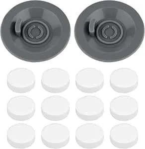 2pcs Cleaning Discs & 12pcs Cleaning Tablets Compatible With Ninja Luxe - Compatible With Ninja Luxe Coffee Machine, Silicone 54mm/2.13in Espresso Backflush Disc Tablets