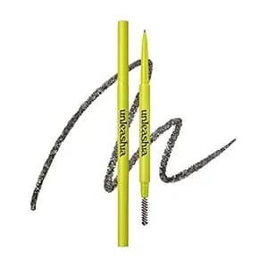 Unleashia Shaper Defining Eyebrow Fixer & Pencil no3. Taupe Gray - Super Slim 1mm Eyebrow Pencil