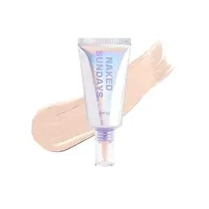 Naked Sundays 2-In-1 Peptide Skin Tint With Spf 50, 1.5 Fair Cool - Beautyscreen: Zinc Oxide, Niacinamide, Polyglutamic Acid, Bisabolol & Allantoin, Natural Coverage, Vegan & Cf, 1.01oz