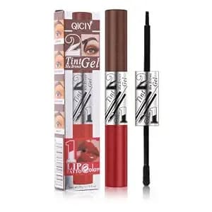 Admd 2-In-1 Peel-Off Brow Tint & Lip Stain, Water-Resistant Long-Lasting Formula For Brows And Lips（02#）