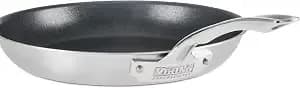 Viking 5-Ply Non Stick Frying Pan, 12 Inch Stainless Steel Nonstick Fry Pan, 5 Liters, Satin Finish