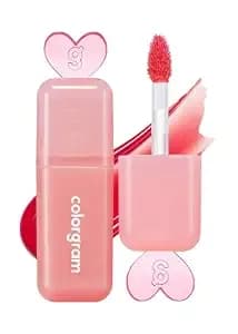 Colorgram Juicy Drop Tint 04 Clear Cherry - Juicy Lip Gloss, Glowing Lip Stain With Fruity Colors, Buildable & Blendable, Highly Pigmented