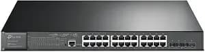 Omada sg3428xmp, Jetstream 24 Port Gigabit Smart Managed l2+ Poe Switch - 24 Poe+ Port @384w, 4 * 10ge Sfp+ Slots, Support Omada Sdn, ipv6 And Static Routing