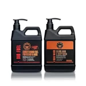 Gibs Grooming Man Wash Shampoo And Biofuel Conditioner, 33.8 Fl. Oz. Each