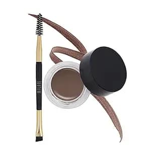 Milani Stay Put Brow Color - Long Lasting Eyebrow Color - Dark Brown - Pigment-Rich Cream Fills & Sculpts Brows For Up To 16hrs. Includes Dual-Ended Brush. Vegan, Cruelty-Free & Made In Usa.