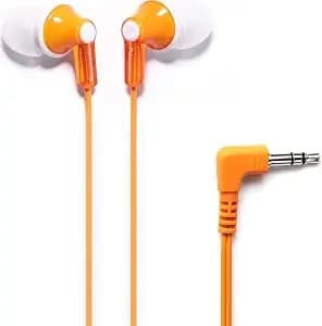 Panasonic Ergofit In-Ear Earbud Headphones Rp-hje120-D (Orange) Dynamic Crystal Clear Sound, Ergonomic Comfort-Fit