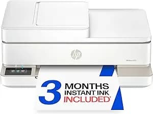 Hp Envy 6555 Wireless All-In-One Color Inkjet Printer, Print, Scan, Copy, Duplex Printing Best-For-Home, 3 Month Trial Of Instant Ink Included, Ai-Capable (c2xr6a) Portobello