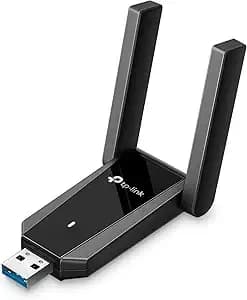 Tp-Link Usb 3.0 Wifi Adapter For Desktop Pc (Archer tx30u Plus)-ax1800 Wifi 6 Dual-Band Plug And Play Wireless Network Adapter With 2.4ghz, 5ghz, 2×High Gain Antenna, wpa3, Supports Windows 11/10 Only