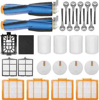 Vacuum Replacement Parts For Shark Ai av2501s av2501ae av2511ae Robot Vac - Replacement Filter Accessories Kits For Shark av2610wa rv2502ae rv2610wa rv2520 av2510 av251waxus Ultra Robot Vacuum Cleaner