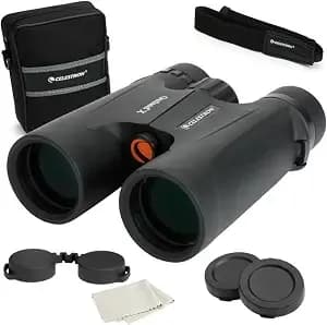 Celestron Outland X 10x42 Binoculars For Wildlife & Hunting - Built For The Outdoors, Rugged Rubber-Armored Body, Waterproof, Bak-4 Prisms, Multi-Coated Optics, Bright, Clear Views