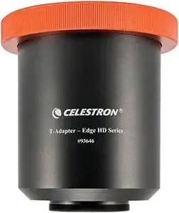 Celestron Edgehd T-Adapter For 9.25", 11", & 14" – Dslr & Mirrorless - Prime Focus Imaging, Maintains Proper Back Focus, Secure Camera Connection, Optimized For Edgehd Optics