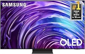 Samsung 55-Inch Class Oled 4k s95d Series Hdr Pro Smart Tv W/Dolby Atmos, Object Tracking Sound+, Motion Xcelerator, Real Depth Enhancer, Ai Upscaling, Alexa Built-In (qn55s95d, 2024 Model)