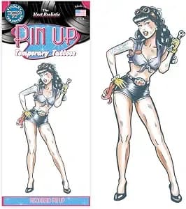 Tinsley Transfers Mechanic Pin Up Temporary Fx Tattoo