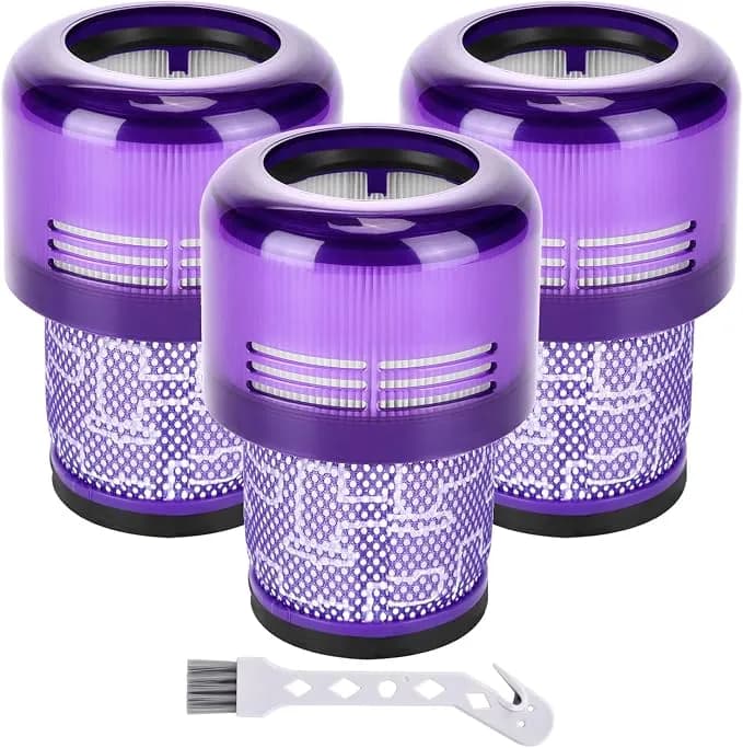 Artraise Vacuum Filter Replacement Parts For Dyson v11 v15 sv28 Detect - Fits sv14 sv15 sv17 Torque Drive Animal Complete Extra Submarine Cordless Cleaner, Compare To Part 970013-02, 3 Pack Filters