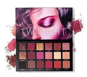 Ucanbe Professional 18 Colors Eyeshadow Makeup Palette, High Pigmented 10 Matte + 7 Shimmer + 1 Metallic Glitter, Velvety Creamy Blendable Long Lasting Eye Shadow Pallets Makeup Set Kit