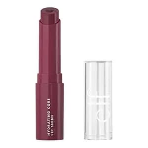 E.L.F. Hydrating Core Lip Shine With Shea Butter & Vitamin E, Tinted Lip Balm For A Smooth, Glossy Finish & Long-Lasting Moisture, Delightful Mauve