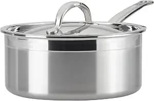 Hestan - Probond Collection - Professional Clad Stainless Steel Sauce Pan, Induction Cooktop Compatible, 3 Quart