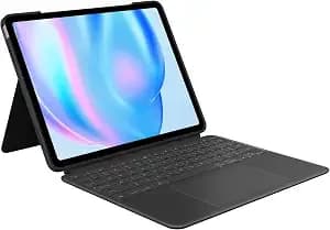 Logitech Combo Touch Ipad Air 13 Inch m2 m3 & m4 - Midnight Black - Detachable Keyboard, Kickstand, Comfortable Typing, Multi-Use Mode, Compatible With 2024, 2025 And 2026 Ipad Air